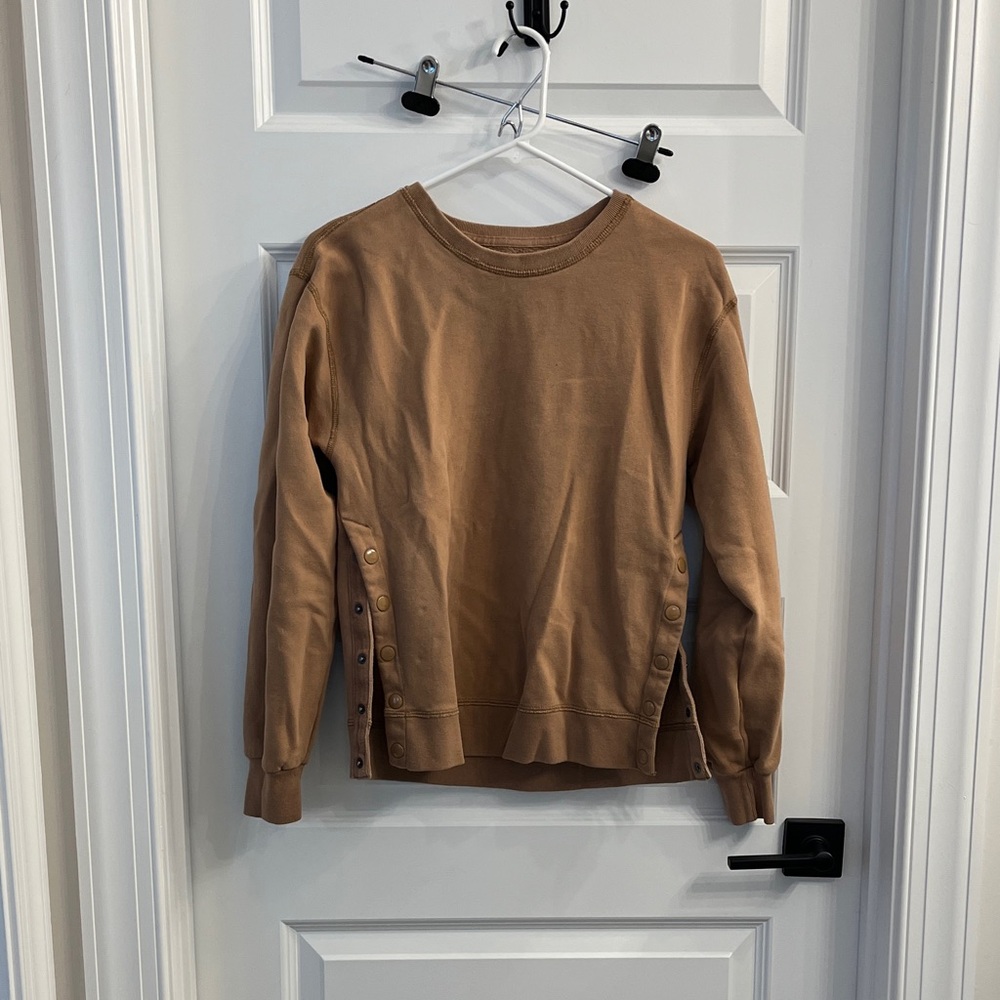 Abercrombie & Fitch Brown Crew Neck Sweater